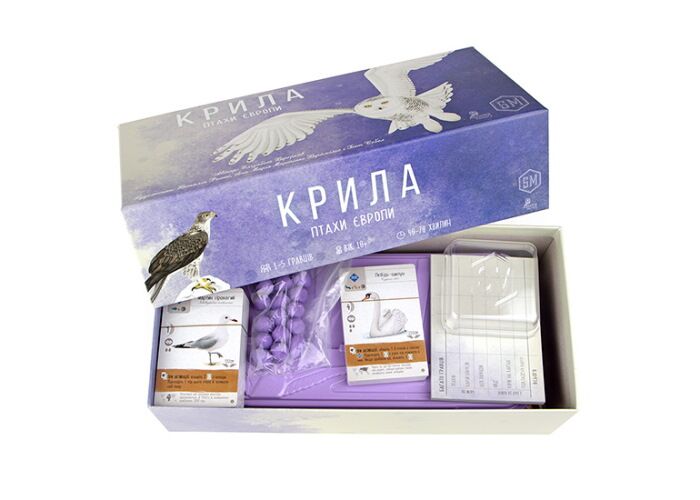 Настольная игра Ігромаг Крылья: Птицы Европы (Птахи Європи) (Wingspan: European Expansion) (укр.) (STM 901) - Ігромаг - фото 13