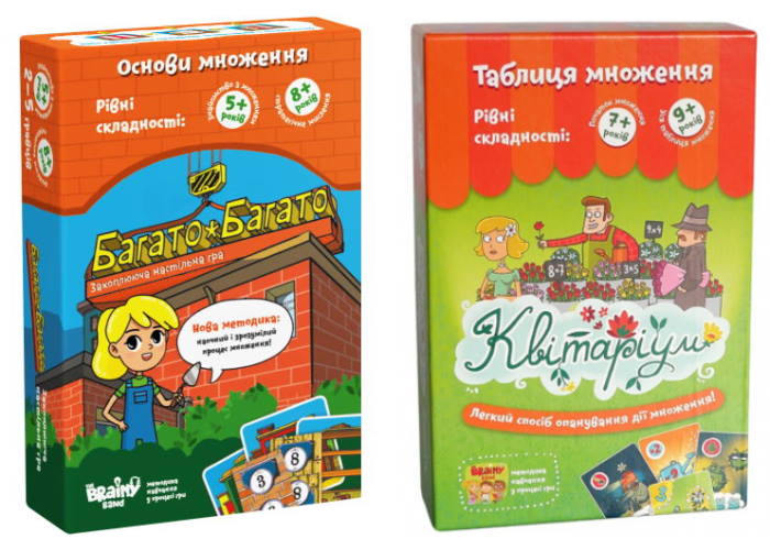 Настольная игра The Brainy Band Украинский Играй-умножай: Багато-багато (Много-много) + Квітаріум (Цветариум) (УКР006+УКР010) - The Brainy Band Настольная игра The Brainy Band Украинский Играй-умножай: Багато-багато (Много-много) + Квітаріум (Цветариум) (УКР006+УКР010) - The Brainy Band - Моя твоя не проиграть