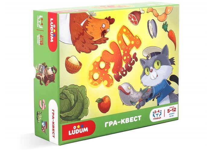 Настольная игра Ludum ФУДквест (укр.) (LG2047-61) - Ludum Настольная игра Ludum ФУДквест (укр.) (LG2047-61) - Ludum - Моя твоя не проиграть