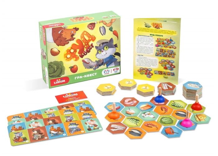 Настольная игра Ludum ФУДквест (укр.) (LG2047-61) - Ludum - фото 5