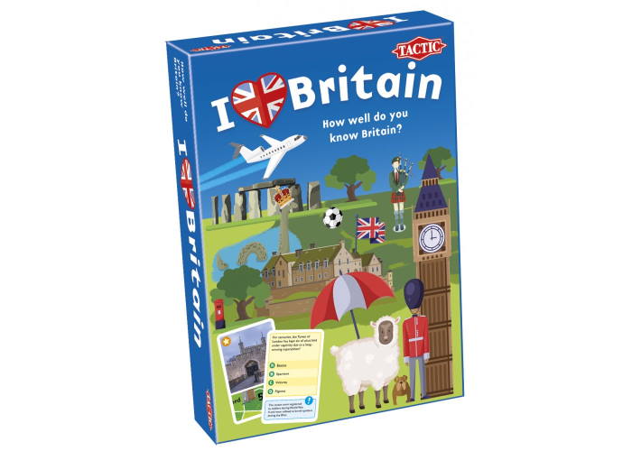 Настольная игра Tactic Я люблю Британию (I love Britain) (англ.) (56427) - Tactic Настольная игра Tactic Я люблю Британию (I love Britain) (англ.) (56427) - Tactic - Моя твоя не проиграть