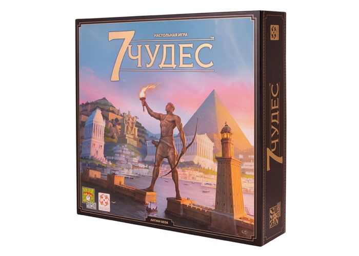 Настольная игра Стиль жизни 7 Чудес (2-е издание) (7 wonders 2nd Edition) (рус.) (92237) - Стиль жизни - Економічні ігри