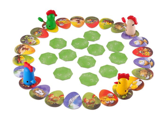 Настольная игра Стиль жизни Цыплячьи бега (Zicke Zacke Huhnerkacke, Chicken Cha Cha Cha) (32213) - Стиль жизни - фото 3