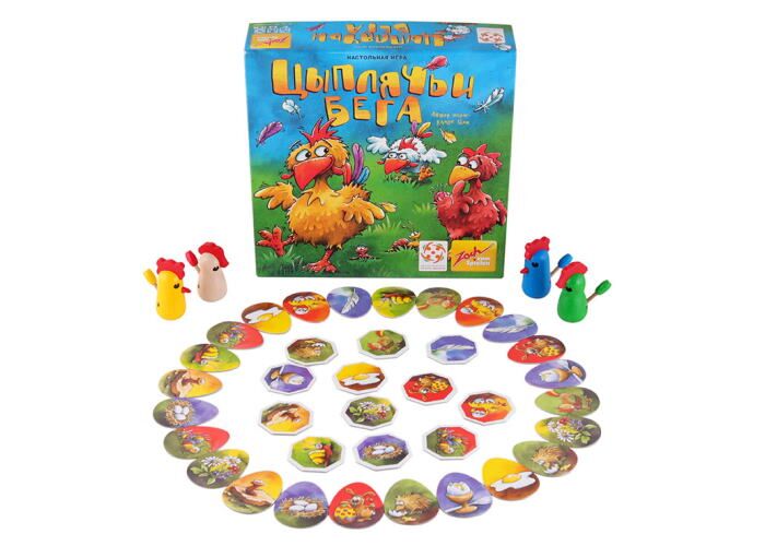 Настольная игра Стиль жизни Цыплячьи бега (Zicke Zacke Huhnerkacke, Chicken Cha Cha Cha) (32213) - Стиль жизни - фото 8