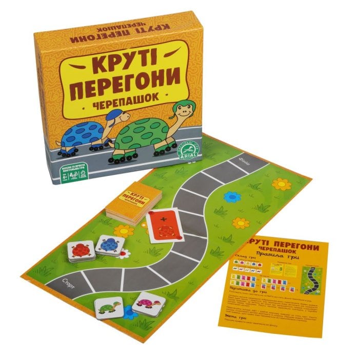 Настольная игра Arial Крутые гонки черепашек (Круті перегони черепашок) (91081) - Arial - фото 4
