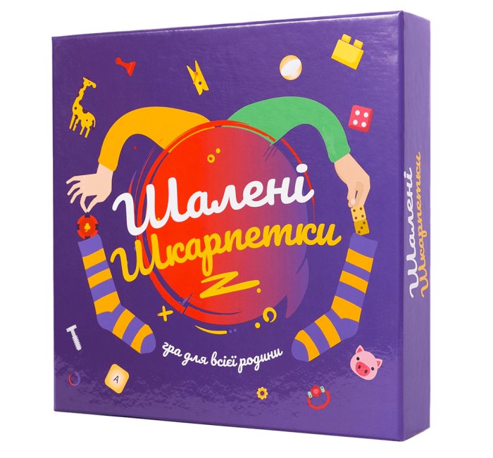 Настольная игра Fun Games Shop Сумасшедшие Носки (Шалені Шкарпетки) (укр.) (89367) - Fun Games Shop