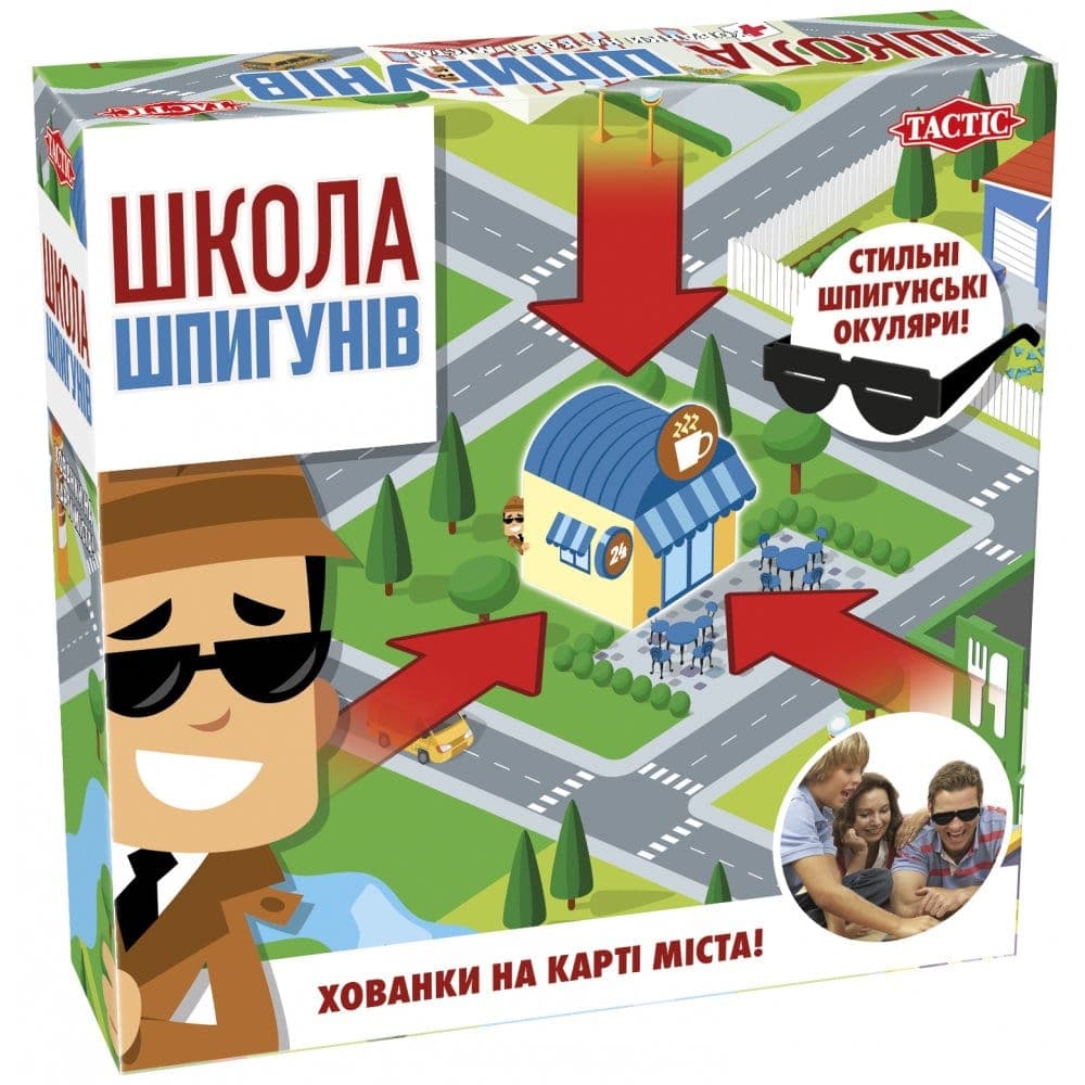 Настольная игра Tactic Школа шпионов (Школа шпигунів) (укр.) (56263) - Tactic