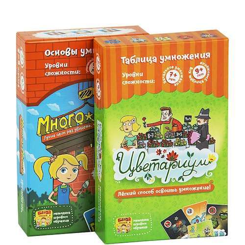 Настольная игра The Brainy Band Играй-умножай (УМ035+УМ006) - The Brainy Band - фото 1