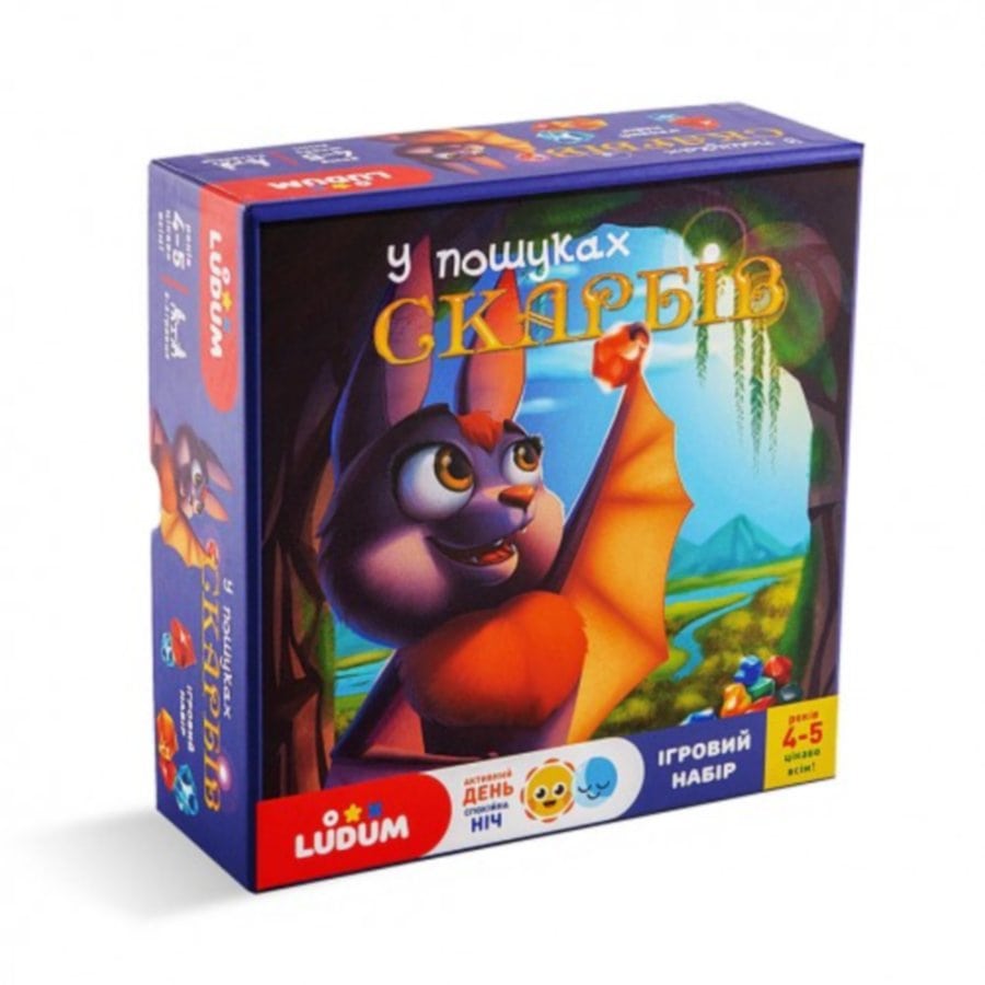 Настольная игра Ludum В поисках сокровищ (У пошуках скарбів) (укр.) (LD1046-55) - Ludum - Дитячі ігри
