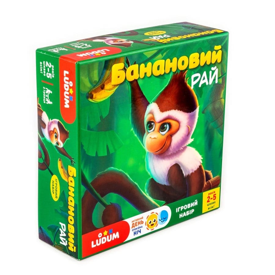 Настольная игра Ludum Банановий Рай (укр.) (LD1046-53) - Ludum - Моя твоя не проиграть