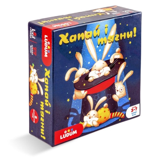 Настольная игра Ludum Хватай и тащи! (Хапай і тягни!) (укр.) (LG2047-51) - Ludum - Моя твоя не проиграть