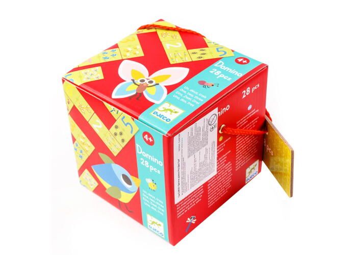 Настольная игра Djeco Детское домино. Раз Два Три (Domino One, two, three, 28 pcs) (DJ08168) - DJECO Настольная игра Djeco Детское домино. Раз Два Три (Domino One, two, three, 28 pcs) (DJ08168) - DJECO - Дитячі ігри
