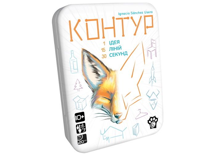 Настольная игра Woodcat Контур (Kontour) (укр.) (W0004) - Woodcat - Для веселої компанії