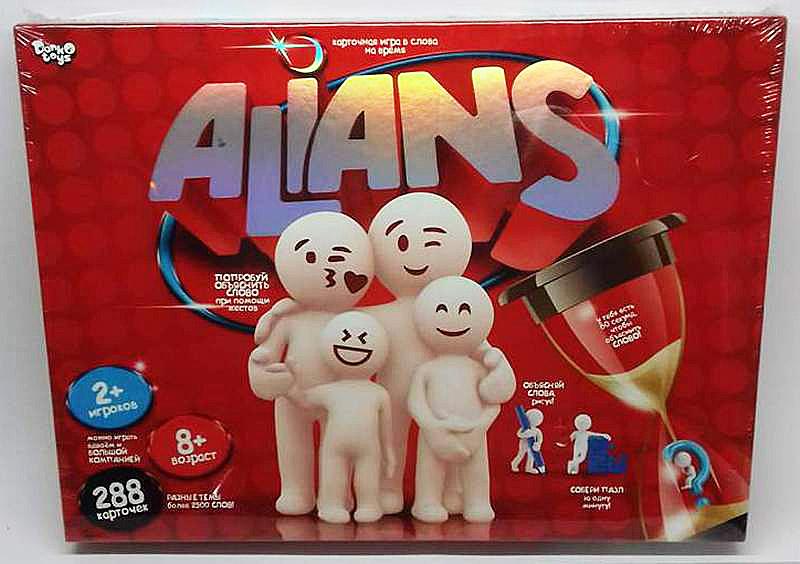 Настольная игра в слова на время Alians Код: GALN01 Danko Toys - фото 1