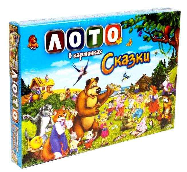 Детское лото в картинках Сказки Код: DTL40-С Danko Toys Детское лото в картинках Сказки Код: DTL40-С Danko Toys - Настільні ігри