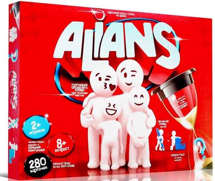 Настольная игра в слова на время Alians Код: SPG92 Danko Toys - ВЕЛИЧЕЗНА КУПА ІГРАШОК