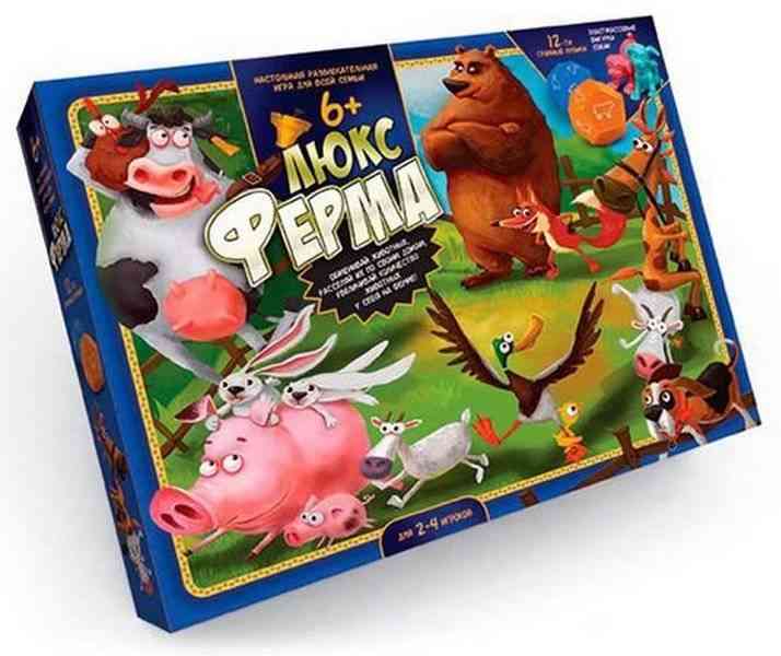 Настольная игра для всей семьи Ферма Люкс Код GFL0101 Danko Toys