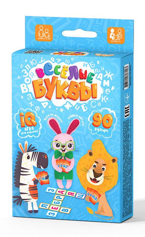 Розважальна та розвиваюча настільна гра Веселі букви рос. Danko Toys - фото 1