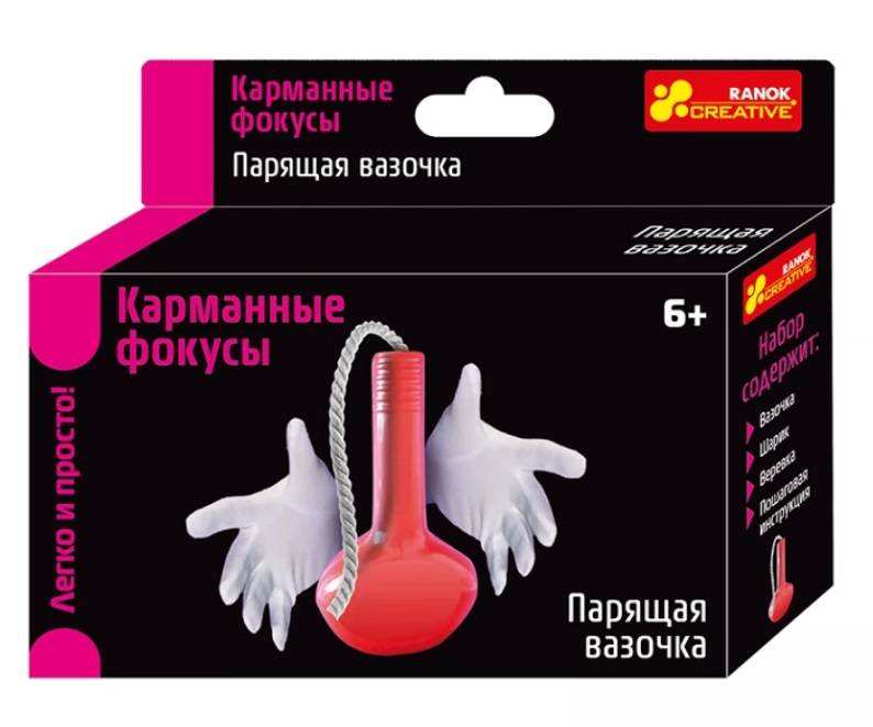 Фокуси Ширяюча ваза 6+ Ранок Фокуси Ширяюча ваза 6+ Ранок - ВЕЛИЧЕЗНА КУПА ІГРАШОК