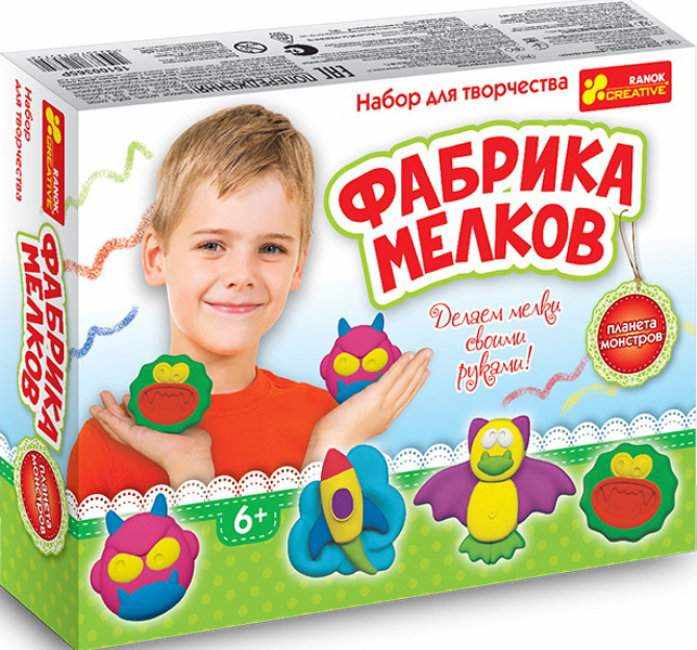 Фабрика мелков Планета монстров 6+ Код 15100367Р Ранок - ВЕЛИЧЕЗНА КУПА ІГРАШОК