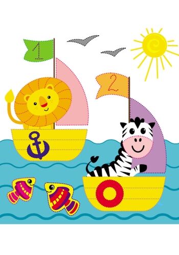 Диво-цифри Багаторазова малювалка 5+ Ранок - фото 4