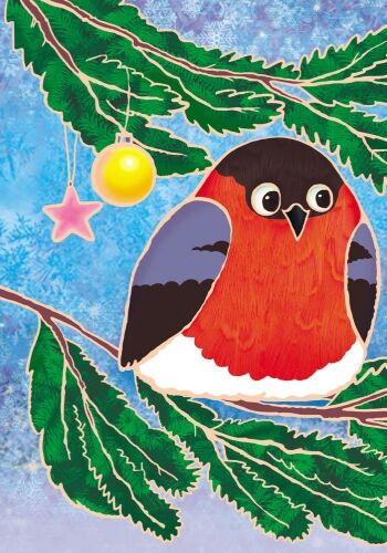 Аплікація без ножиць: З новим роком! - фото 3