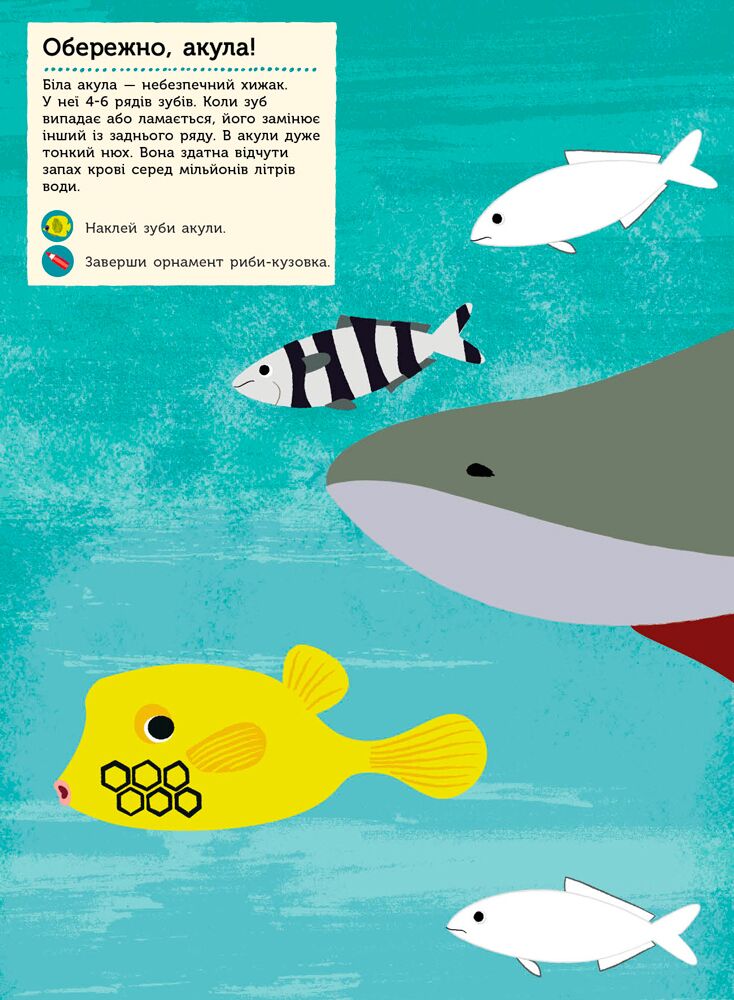 В океані Моя книга природи з наліпками та завданнями Ранок - фото 2