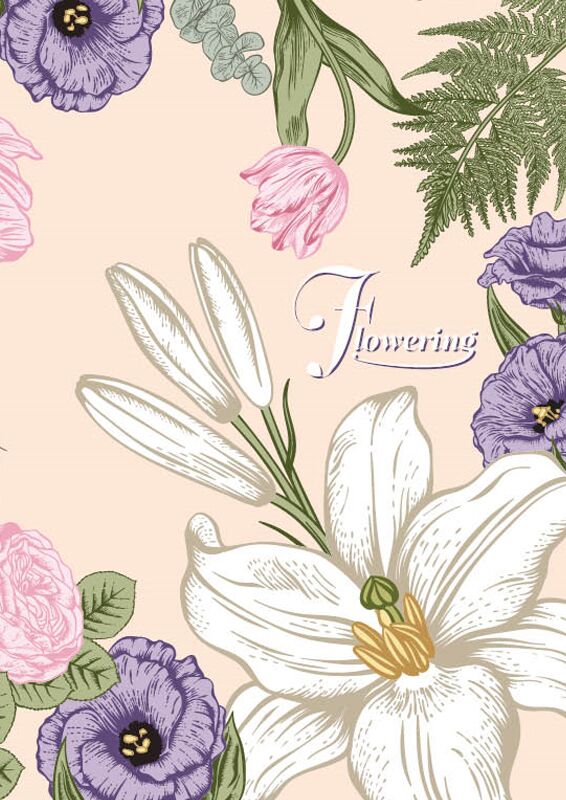 Канцелярія : А4, скоба, 48, 45 газ., кл., Квіти. Лілея - Блокноти та скетчбуки