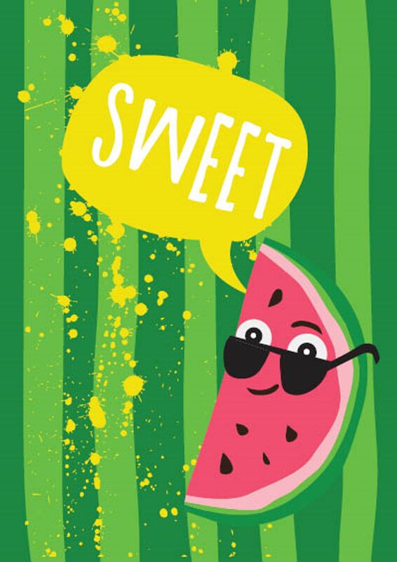 Канцелярія : А5, 7БЦ, 192, 55 оф., кл., Кавун - Блокноти та скетчбуки