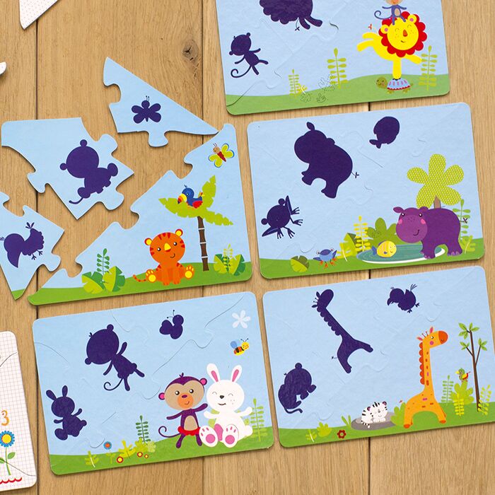 Навчальні пазли Вивчаємо світ звірят Ранок - фото 3