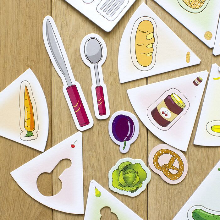 Навчальні пазли.Вивчаємо продукти харчування - фото 5