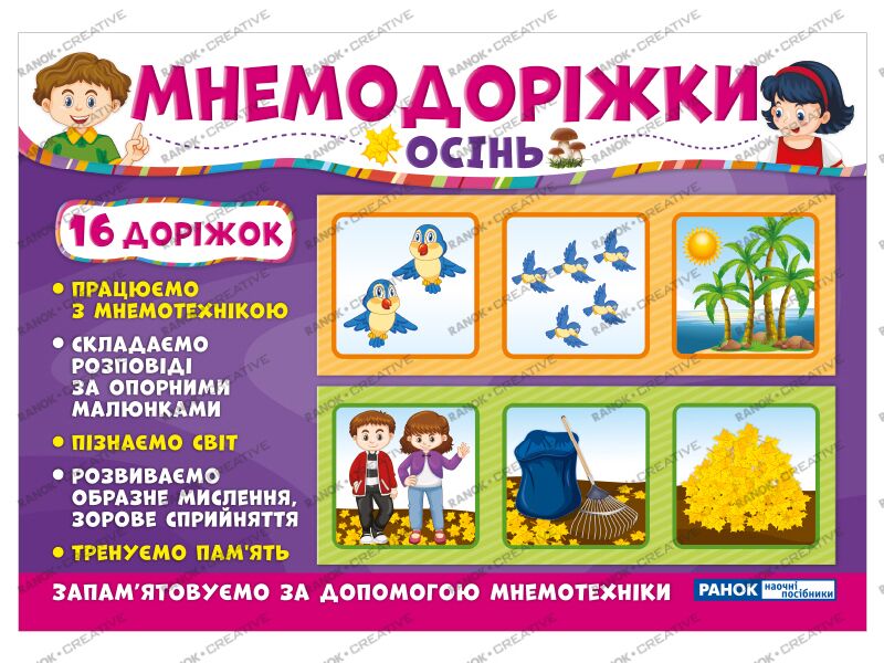 Мнемодоріжки.Осінь - Оформлення предметних кабінетів