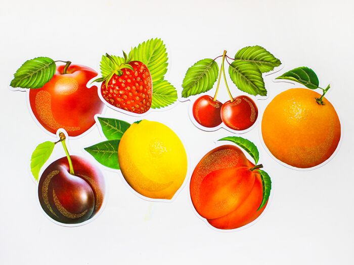 Набір прикрас із блискітками.Фрукти(ред.) - фото 3