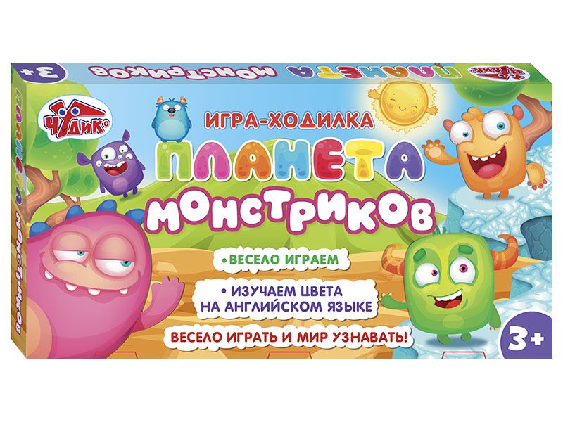 Настольная игра-ходилка.Планета монстриков - Настільні ігри