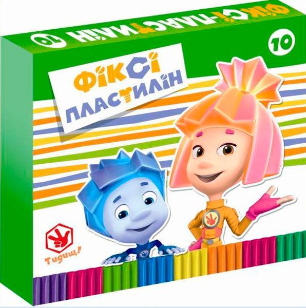 Пластилін Серія ФікСікі із воском 8 кольорів - Пластилін та аксесуари