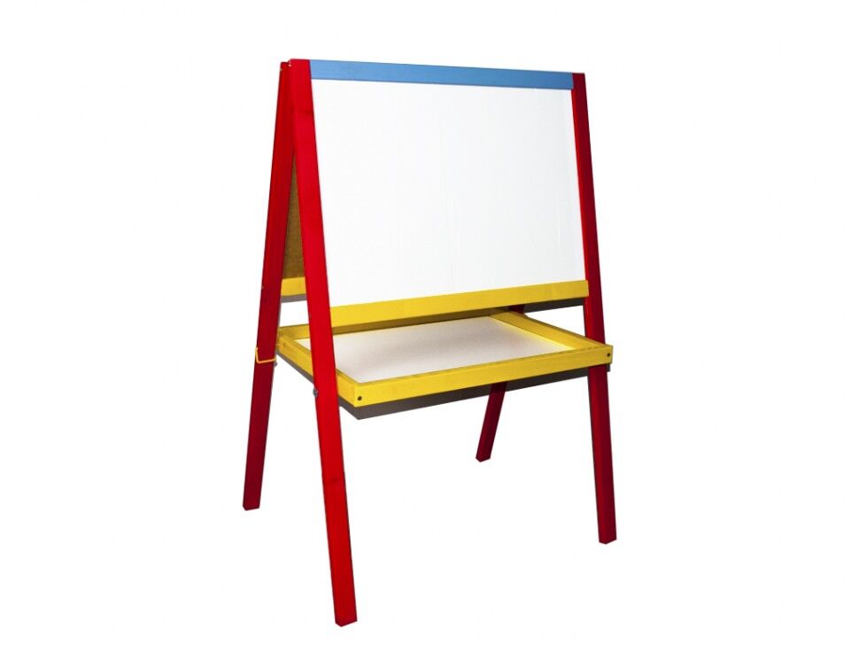 Мольберт ЗІРКА КЛАСИКА поличка магніти/крейда 600*400 - фото 2
