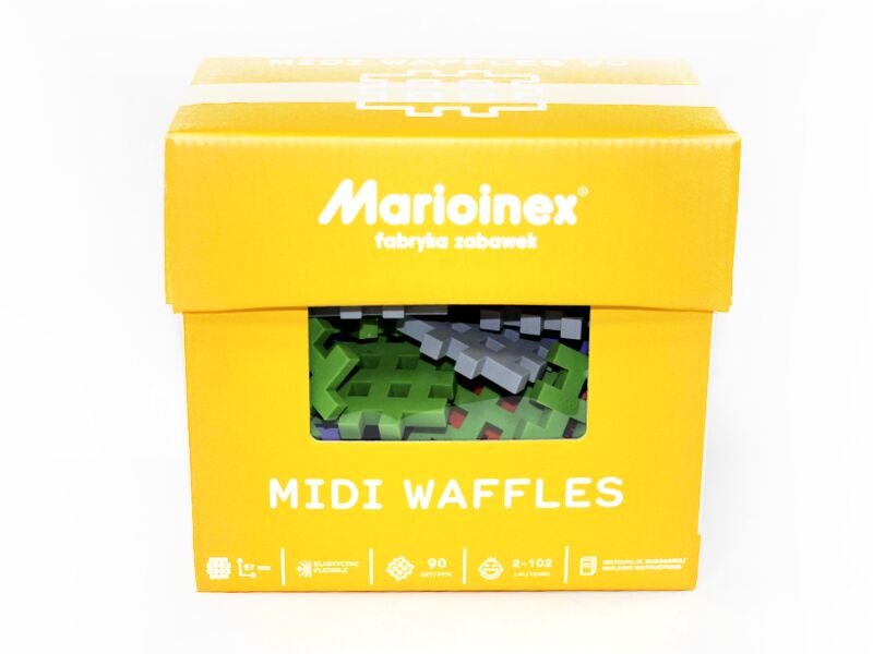 Конструктор MIDI WAFFLE (90 деталей) - Конструктори