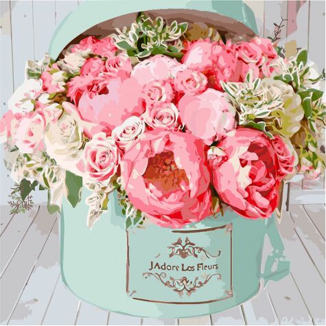 Картина по номерам Коробочка щастя 40*40 см Ранок - фото 1