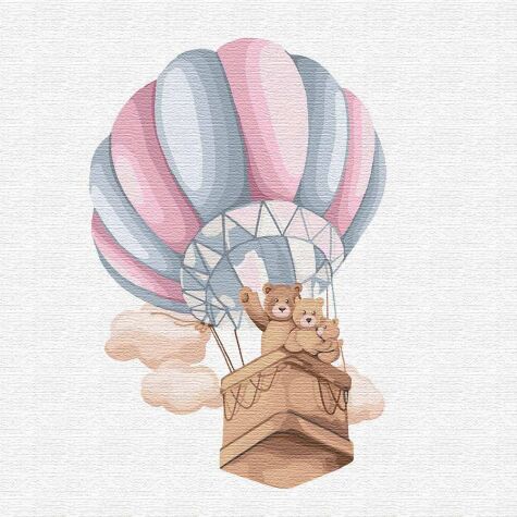 Картина по номерам Сімейний політ 30*30 см - фото 1