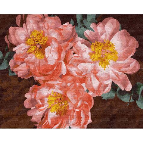 Картина по номерам Піонове натхнення  40*50 см - фото 1