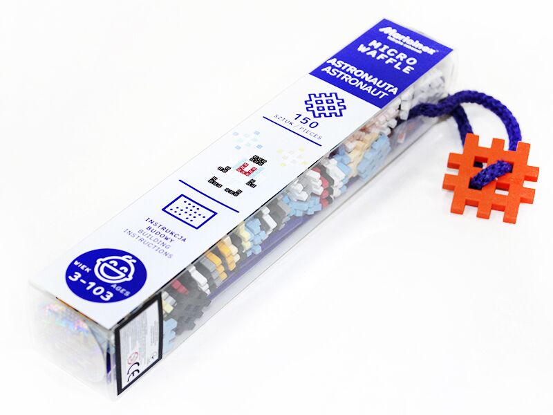 Конструктор MICRO WAFFLE "ASTRONAUT" (150 деталей) Конструктор MICRO WAFFLE "ASTRONAUT" (150 деталей) - Подарунок до Різдва