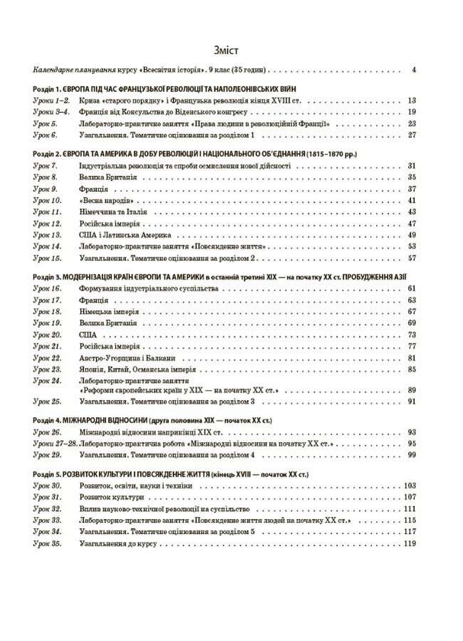 Мій конспект Розробки уроків Всесвітня історія 9 клас Морозова Н. Основа - фото 2