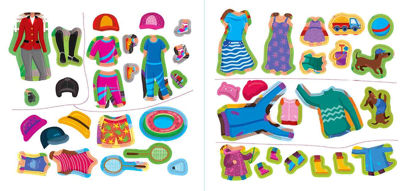 Маленький стиліст На прогулянку 80 наліпок Сіліч С. УЛА - фото 3