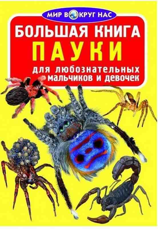 Большая книга Пауки Мир вокруг нас Кристал Бук - Велика дитяча енциклопедія