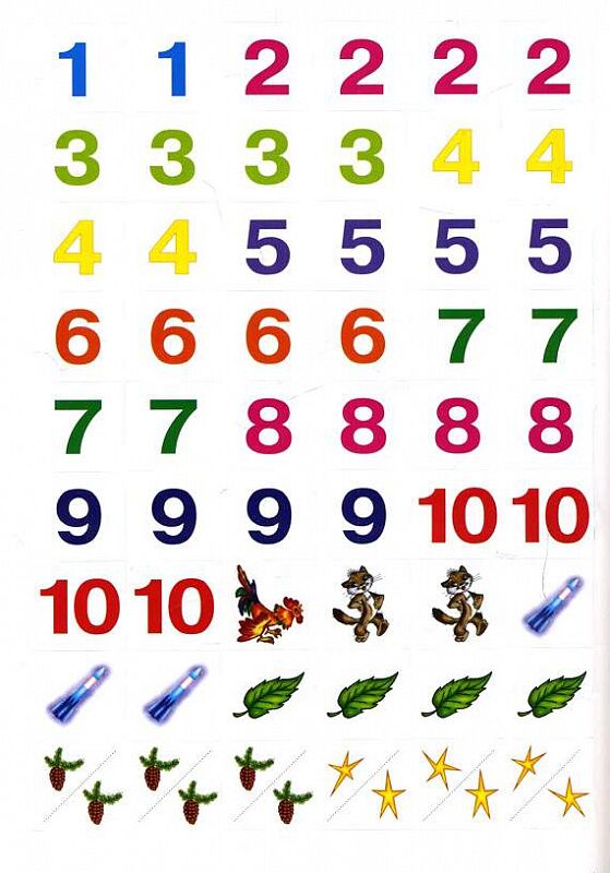 Перша книга малюка - Цифри і числа. Частина 2. Якименко С.І. Богдан. - фото 4