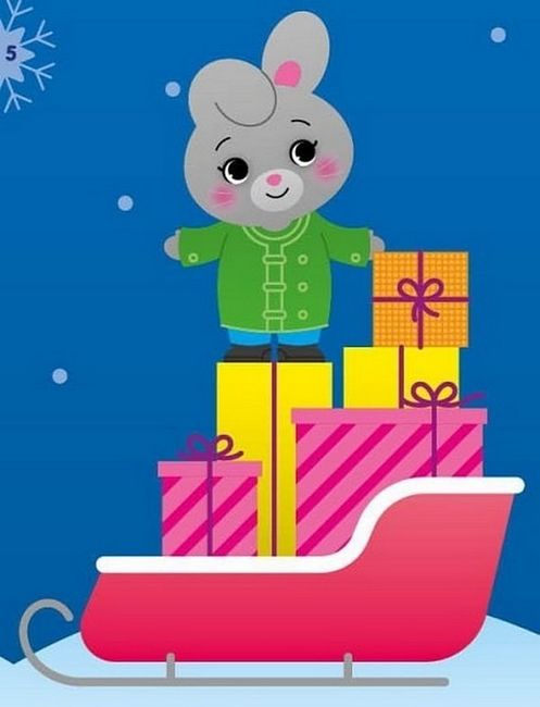 Білченя. Аплікації наліпками - фото 5