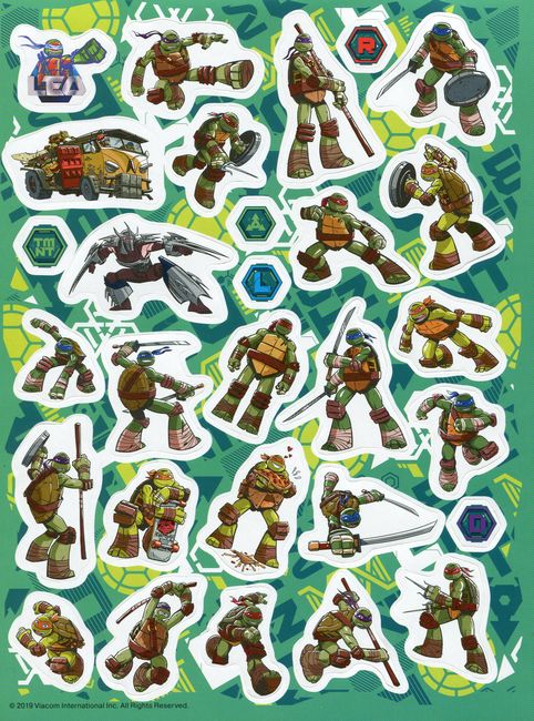 100 наклейок. Teenage Mutant Ninja Turtles - фото 3