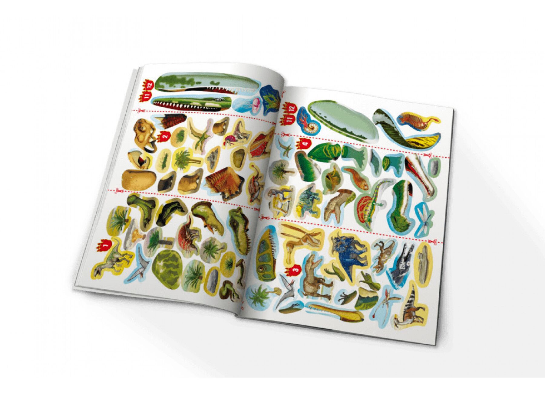 Меганаліпки. Динозаври. Crystal Book. - фото 4