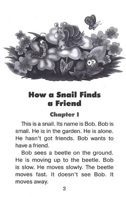 Читаю англійською Як равлик друга шукав / How a Snail finds a Friend Маріана Рудницька (Starter A1) Вид-во: Арій - фото 3