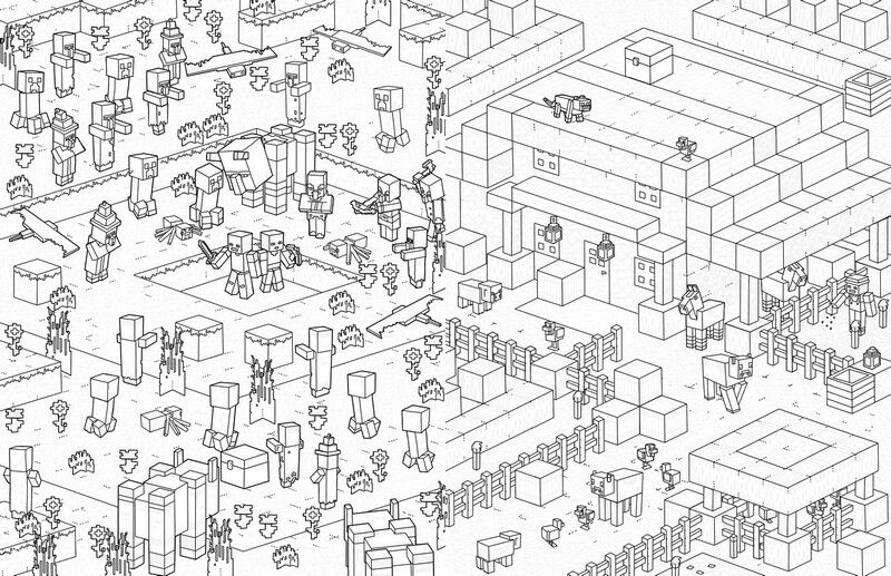 MINECRAFT. Офіційна розмальовка - фото 2